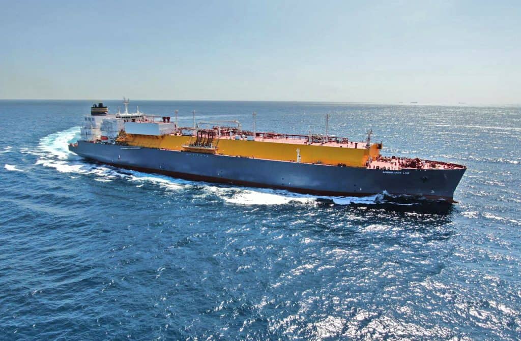 Amberjack Lng To νεότευκτο Lng Carrier της Tms Cardiff Gas